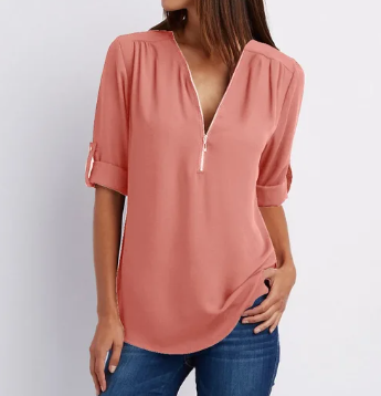 KATIE® | Blouse met rits