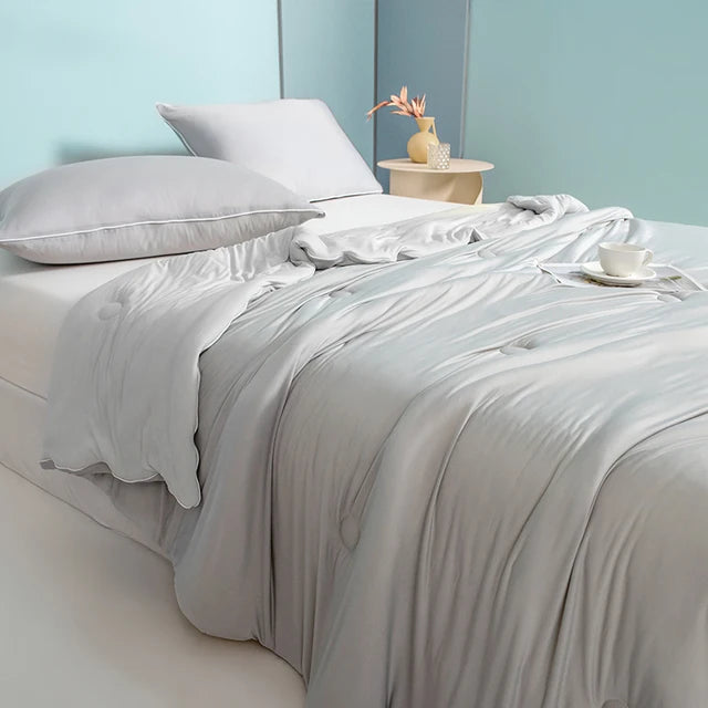 YanYangTian Summer ice silk quilt Bedspread on the bed air conditioning breathable Comforter high luxury bedding queen king size